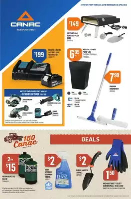 Canac flyer (valid until 2-05)