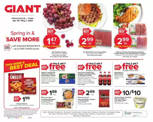 Giant Food Stores Weekly Ad (valid until 1-05)