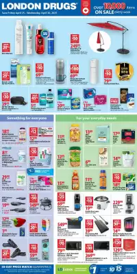 London Drugs flyer (valid until 30-04)