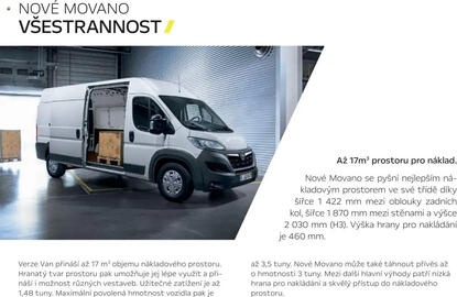 Opel leták | Movano Strana 3
