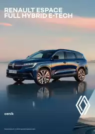 Renault leták | Espace full Hybrid e-tech Strana 1