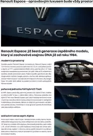 Renault leták | Espace full Hybrid e-tech Strana 4