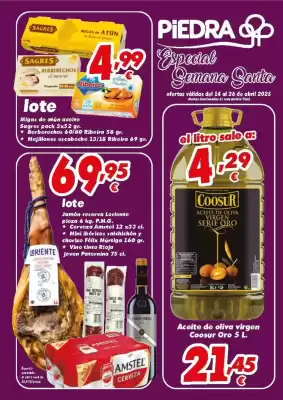 Folleto Supermercados Piedra (válido hasta el 26-04)