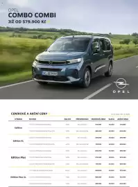 Opel leták | Combo Combi Strana 1