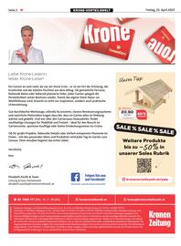 Krone Vorteilswelt Flugblatt Seite 2