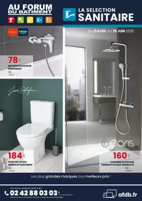 Catalogue Au Forum du Bâtiment (valable jusqu'au 29-06)