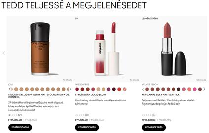 MAC Cosmetics akciós újság Oldal 1