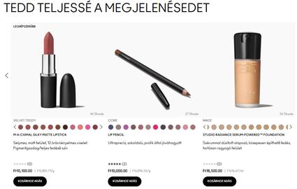 MAC Cosmetics akciós újság Oldal 2