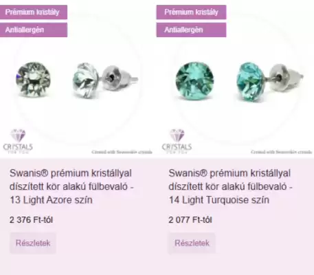 Crystals For You akciós újság (érvényes eddig: 12-05)