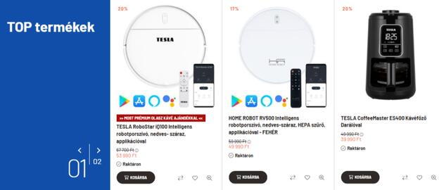 TeslaRobot akciós újság Oldal 1