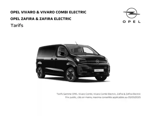 Catalogue Opel (valable jusqu'au 25-04)