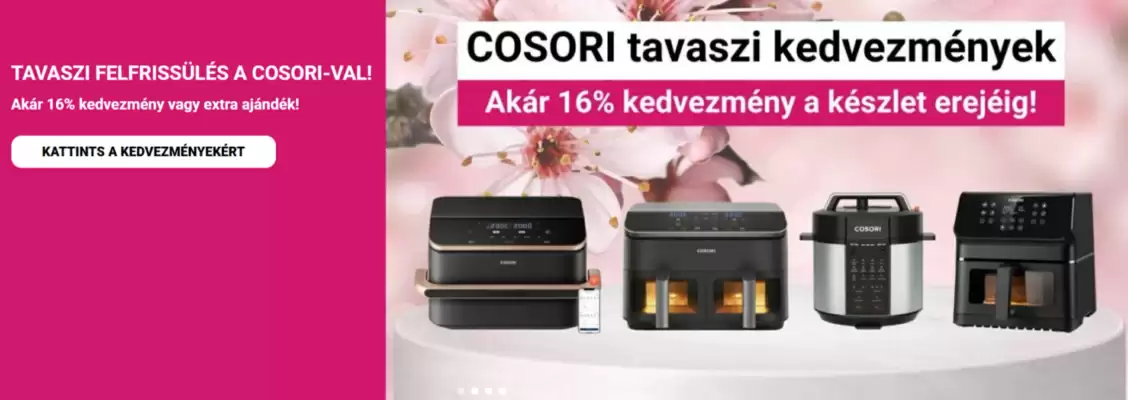 Cosori akciós újság (érvényes eddig: 4-05)