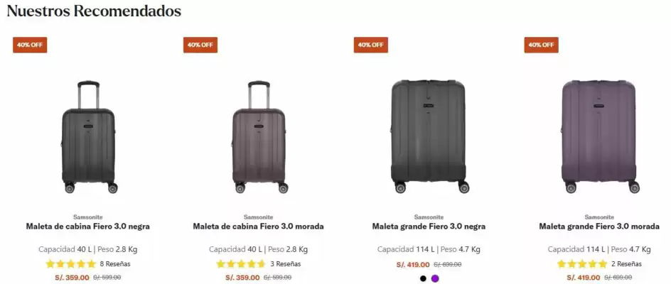 Catálogo Samsonite (válido hasta 1-05)