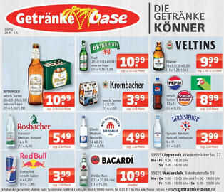 Getränke Oase Prospekt Seite 1