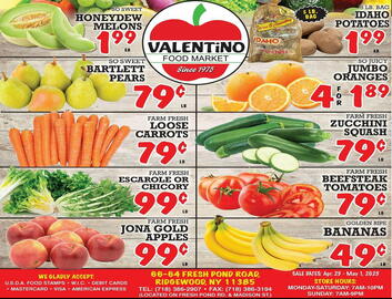 Valentino Food Market Weekly Ad week 17 Page 1