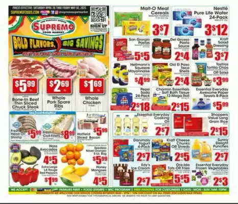 Supremo Foods Inc Weekly Ad (valid until 2-05)