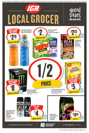 IGA catalogue week 18 Page 1