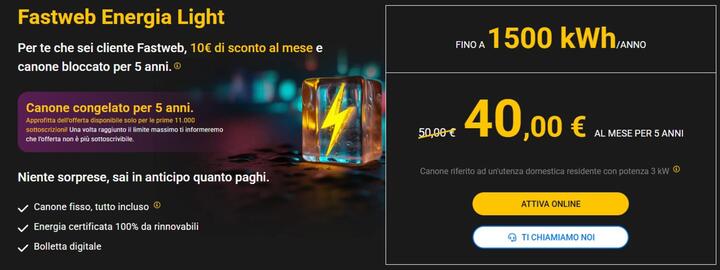 Volantino FASTWEB Pagina 1