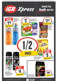 IGA Xpress catalogue week 18 Page 1