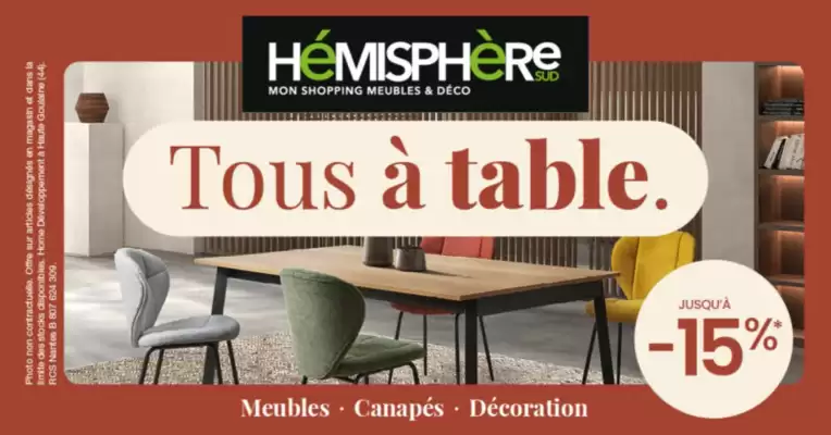 Catalogue Hémisphère Sud (valable jusqu'au 24-05)