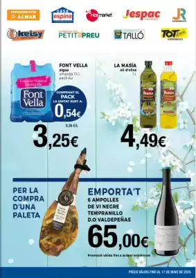 Folleto Supermercats Jespac (válido hasta el 17-05)