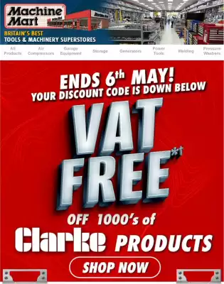 Machine Mart leaflet (valid until 4-05)