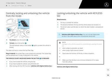 Mercedes-Benz catalogue Page 196