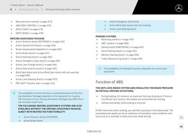 Mercedes-Benz catalogue Page 418