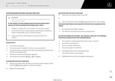 Mercedes-Benz catalogue Page 426