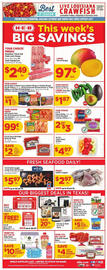 H-E-B Weekly Ad week 18 Page 1