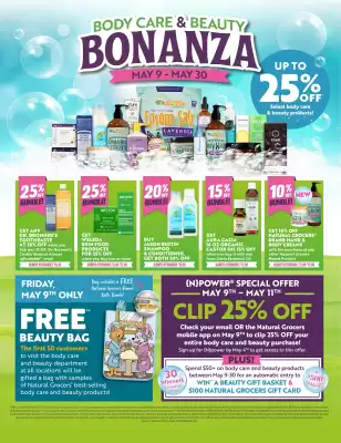 Natural Grocers ad (valid until 31-05)