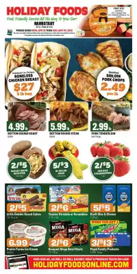 Holiday Foods ad (valid until 4-05)