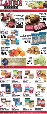 Landis Supermarkets ad (valid until 1-05)