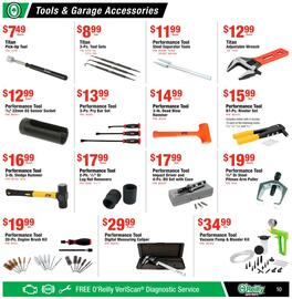O'Reilly Auto Parts Weekly Ad Page 10