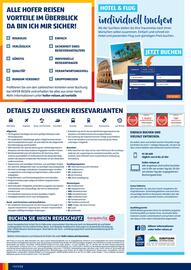 Hofer Reisen Flugblatt Seite 2