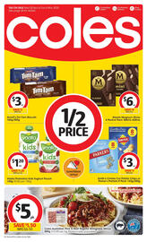 Coles catalogue week 18 Page 1