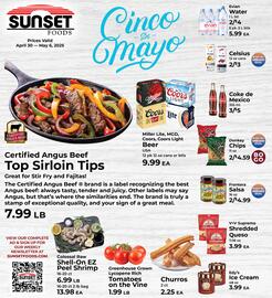 Sunset Foods Weekly Ad week 18 Page 1