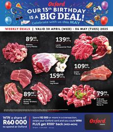 Oxford Freshmarket catalogue week 18 Page 1