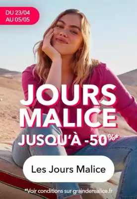 Catalogue Grain de Malice (valable jusqu'au 11-05)