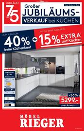Möbel Rieger Prospekt woche 18 Seite 1