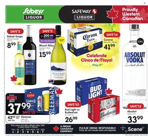 Sobeys Liquor flyer week 18 Page 1