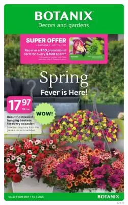 Botanix flyer (valid until 7-05)