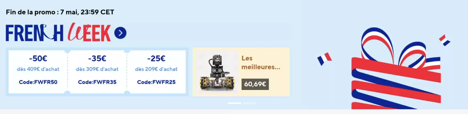 Catalogue AliExpress (valable jusqu'au 7-05)