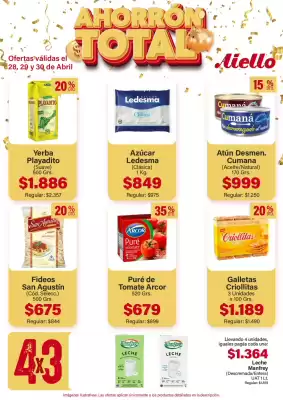 Catálogo Supermercados Aiello (válido hasta 30-04)