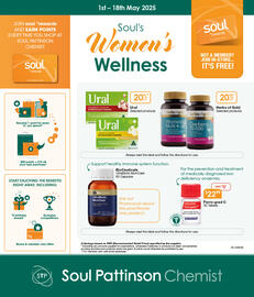Soul Pattinson Chemist catalogue Page 1