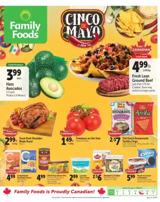 Family Foods flyer (valid until 8-05)