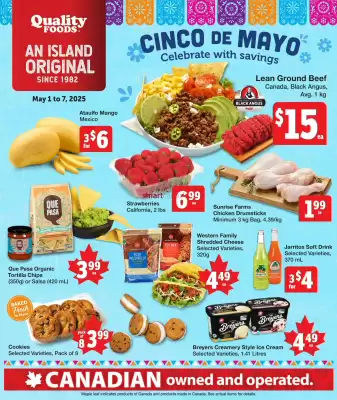 Quality Foods flyer (valid until 8-05)