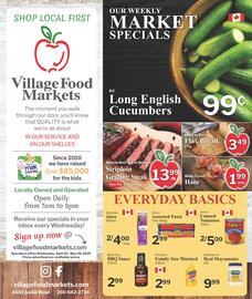 Village Food Markets flyer week 18 Page 1