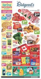 Bidgood's flyer week 18 Page 1
