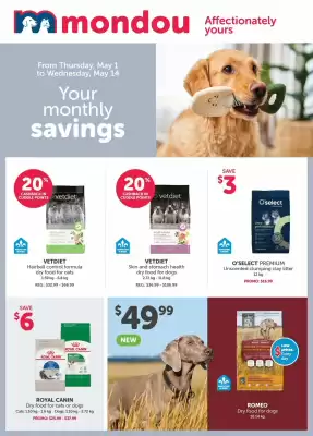 Mondou flyer (valid until 8-05)